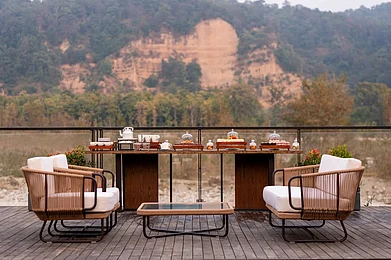 jimcorbett.marriott/Instagram : The Kosi Deck at Jim Corbett Marriott Resort & Spa