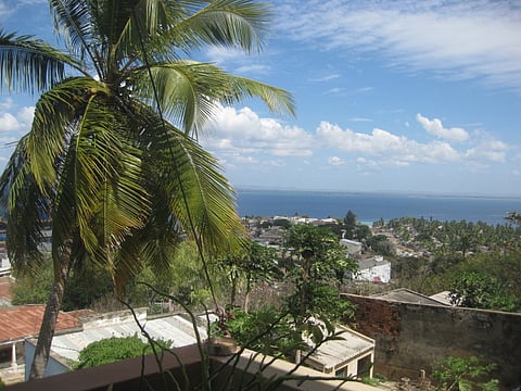 View of Pemba Bay and the old town of Pemba