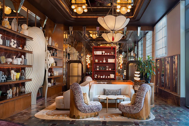 The lobby at Roswyn Hotel Mumbai