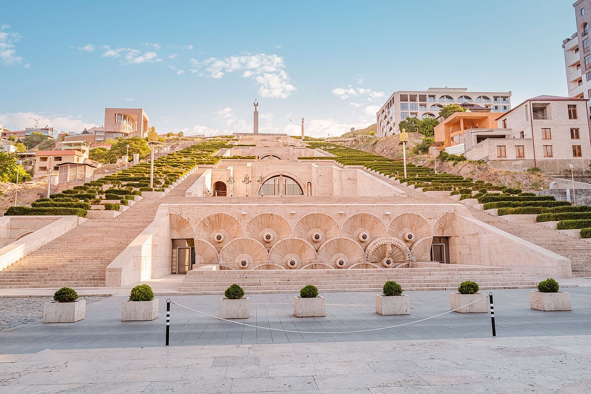 Yerevan’s Cascade Complex offers sweeping views across Armenia’s capital