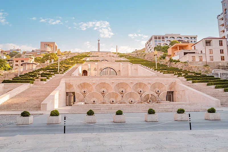 Yerevan’s Cascade Complex offers sweeping views across Armenia’s capital