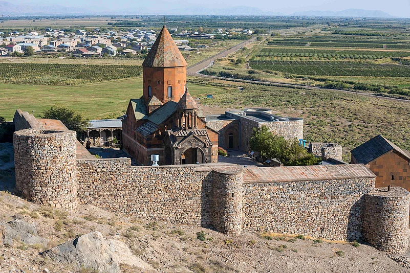 Khor Virap Monastery frames one of Armenia’s most iconic views of Mount Ararat
