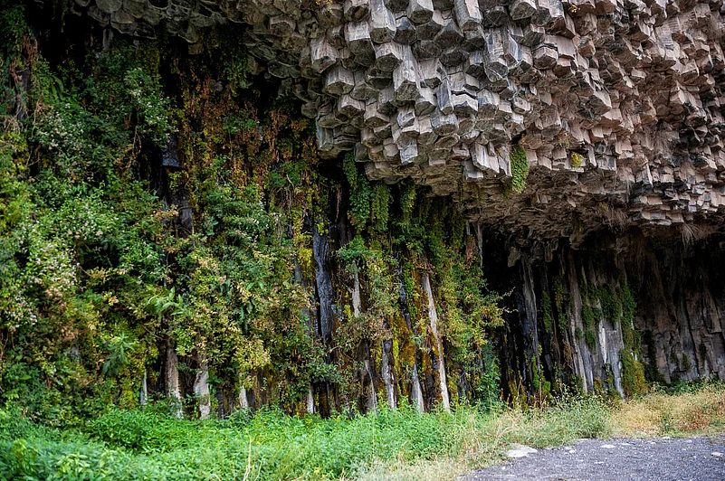 The Symphony of Stones showcases striking basalt columns near Garni