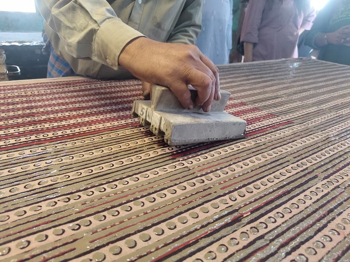 Dabu printing workshop at Pipar