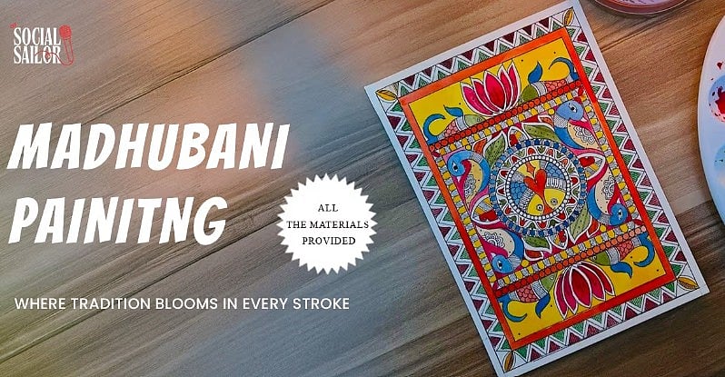 Spend some time learning Madhubani Painting while getting to know each other