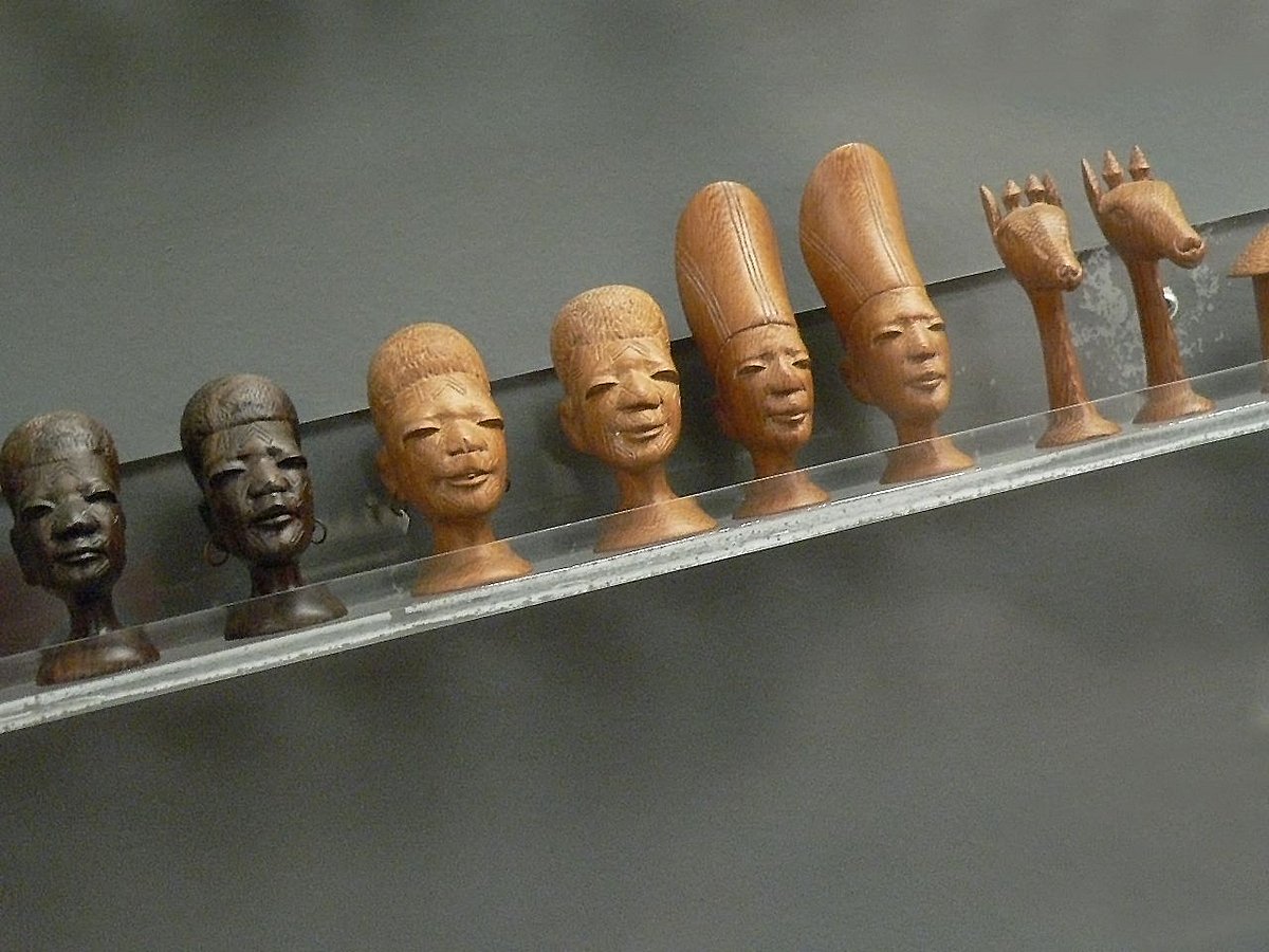 A Makonde chess set 