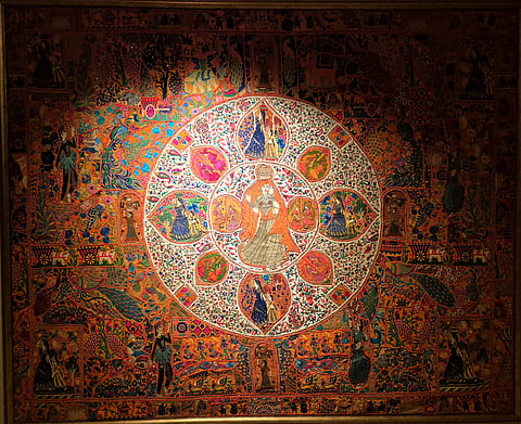 Carpet on wall