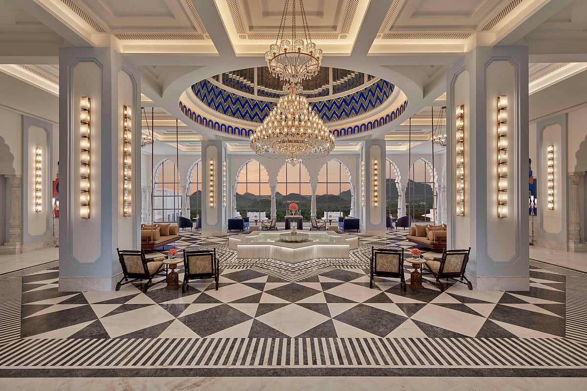 Lobby at Fairmont Udaipur