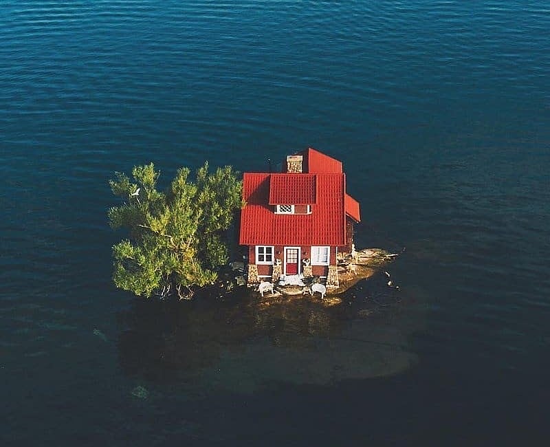 Just Room Enough Island