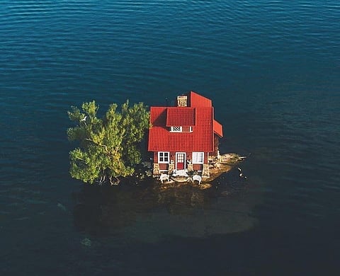 Just Room Enough Island