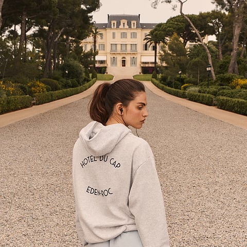 The property has partnered with Sporty & Rich on a Riviera-inspired capsule collection