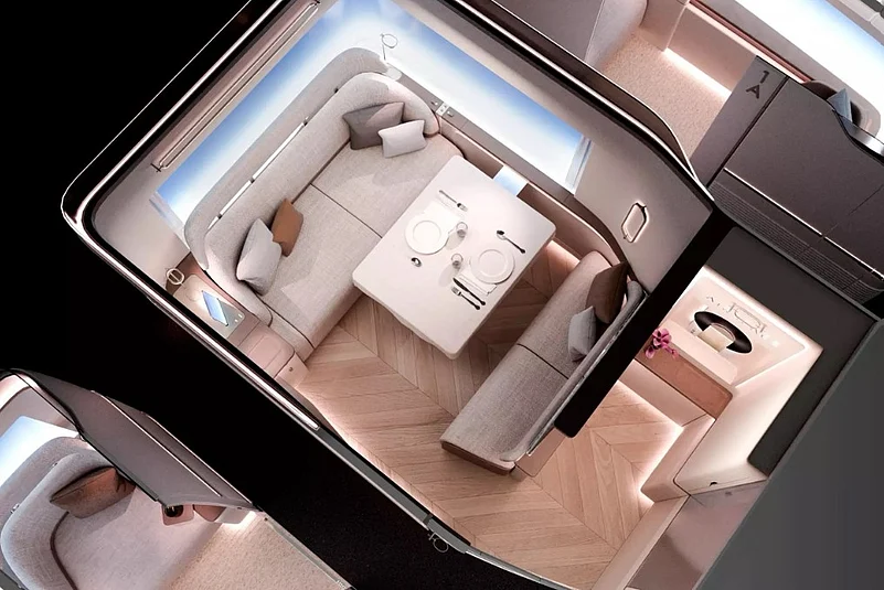 The A350-1000 concept focuses on privacy, space and personalisation
