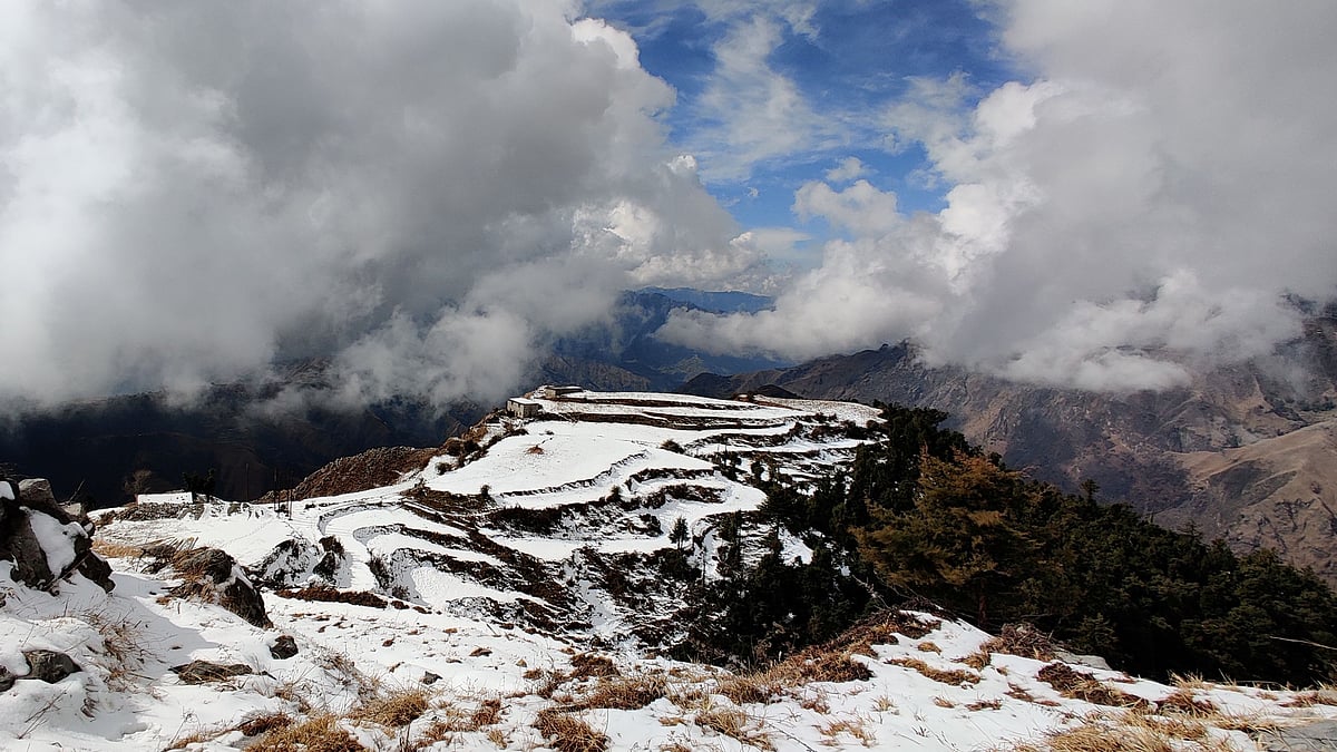 Snowcapped mountains in Chakrata