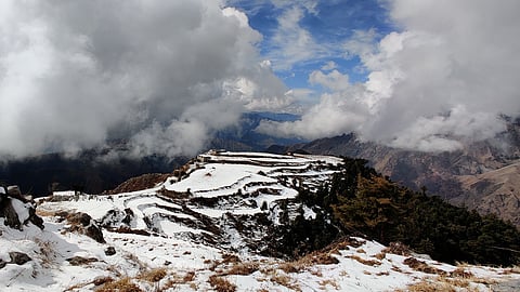 Snowcapped mountains in Chakrata