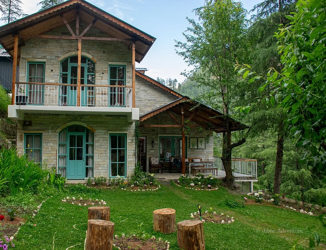 Wilderness Home Jibhi is a quiet homestay in a river valley 