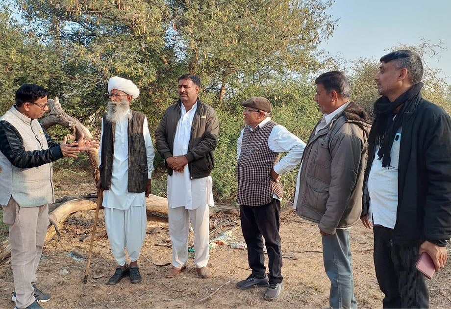 Aman Singh has spent decades protecting sacred Orans and restoring water systems in Rajasthan. 