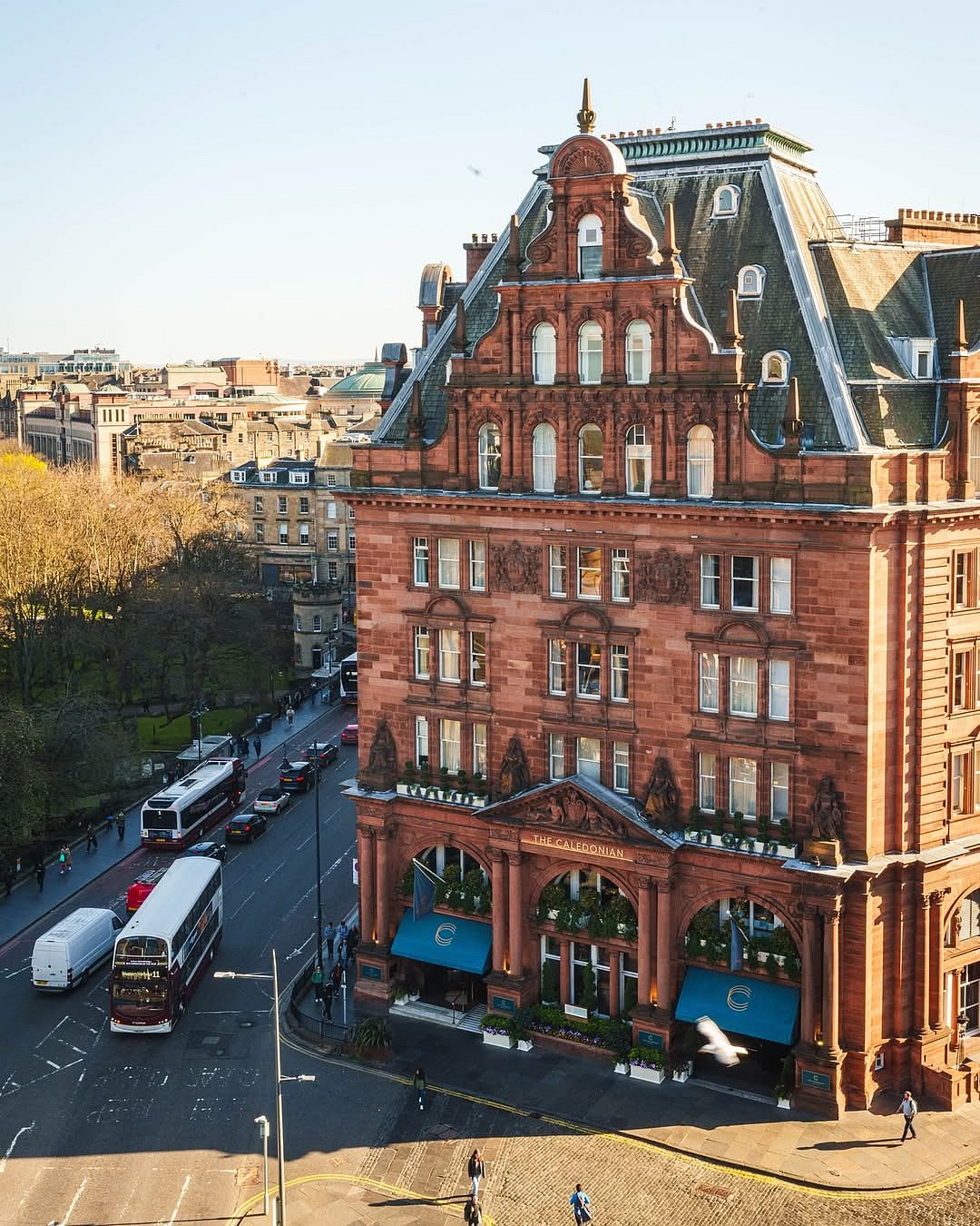 Standing at the west end of Princes Street, The Caledonian is one of Edinburgh’s most recognisable railway-era landmarks