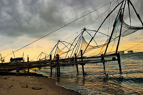 Chinese fishing nets
in Fort Kochi