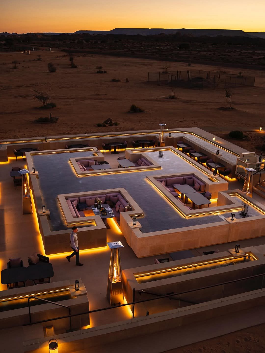 Set within the dramatic desert landscape of AlUla, The Chedi Hegra brings new life to a 1907 Ottoman railway station