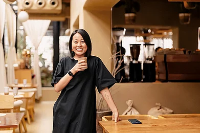 Deposit Photos : Grace Muivah of Ngarum Coffee, which works with 35 growers across Nagaland and the Assam hills