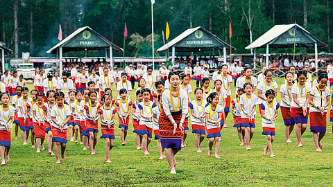The Apatani tribe during the Myoko festival