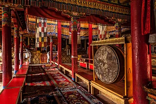 Shutterstock : Inside a monastery (representational image)