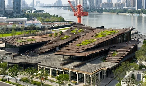 blendin_design_news/Instagram : The completed Shipyard 1914 has transformed the former industrial site into a 4,400-square-metre mixed-use complex