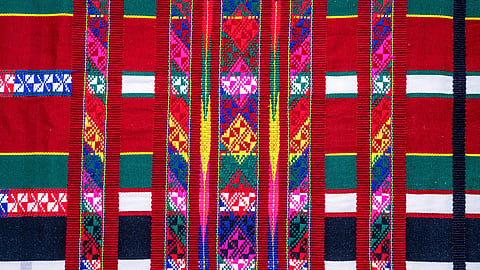 The vibrant Puanchei, one of the most distinctive traditional garments of Mizo women, remains an enduring symbol of cultural pride during Chapchar Kut celebrations.