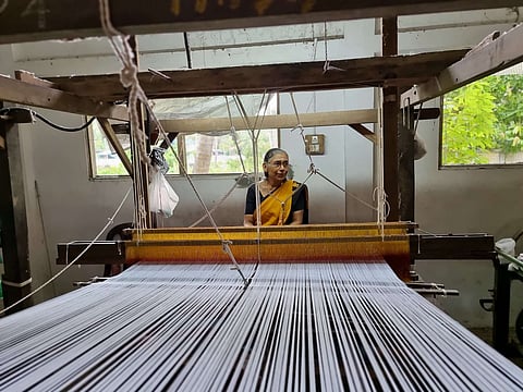 Woven in Kerala's historic handloom village, Chendamangalam textiles embody centuries of craftsmanship, blending tradition and cultural identity.