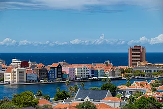 Unsplash : Aerial view of Willemstad, Curacao