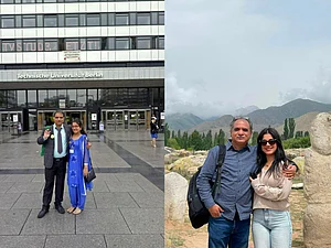 Sanobers Gallery : Berlin 2017, Kyrgyzstan 2025 (Left to Right)