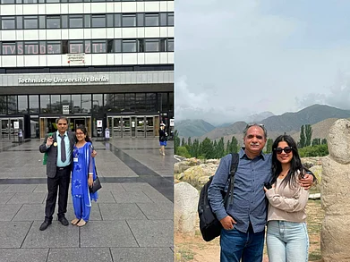 Sanobers Gallery : Berlin 2017, Kyrgyzstan 2025 (Left to Right)