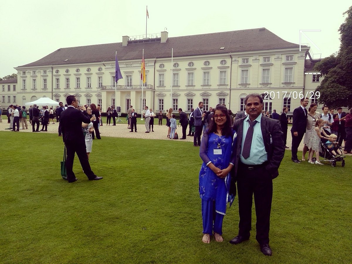 My father and I at the Humboldt conference in 2017 in Berlin