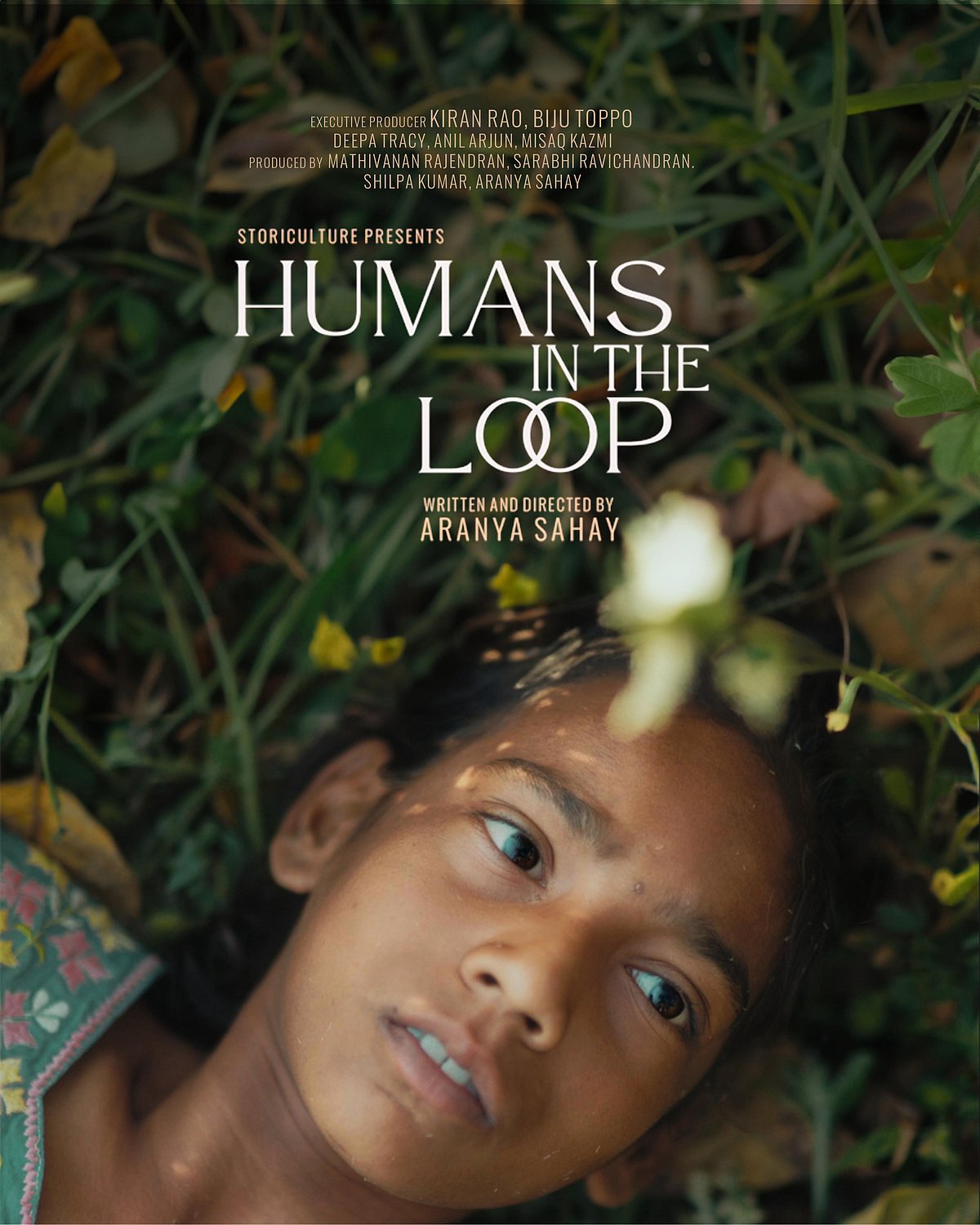 The poster of Humans in the Loop, a feature film by Aranya Sahay that foregrounds indigenous experiences, language and identity through the story of an Oraon woman in Jharkhand.