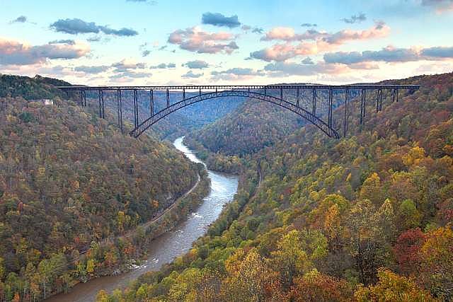 Located in southern West Virginia, the park covers more than 70,000 acres carved by the New River