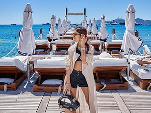 Vandana M Jagwani : Vandana M Jagwani at Cannes