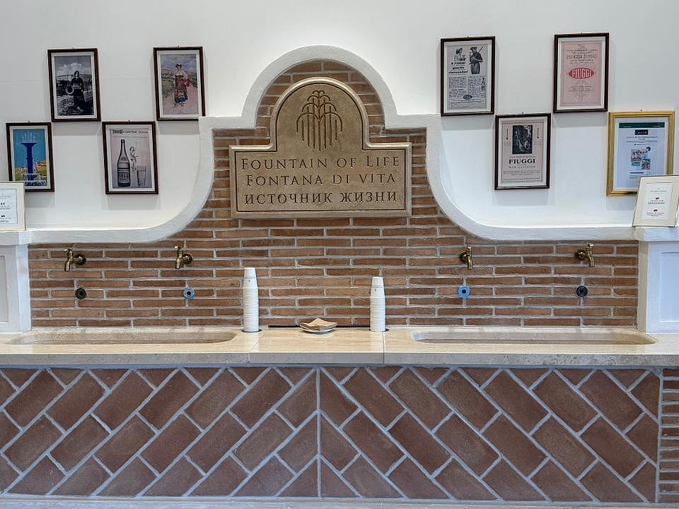 Fiuggi water fountain of life