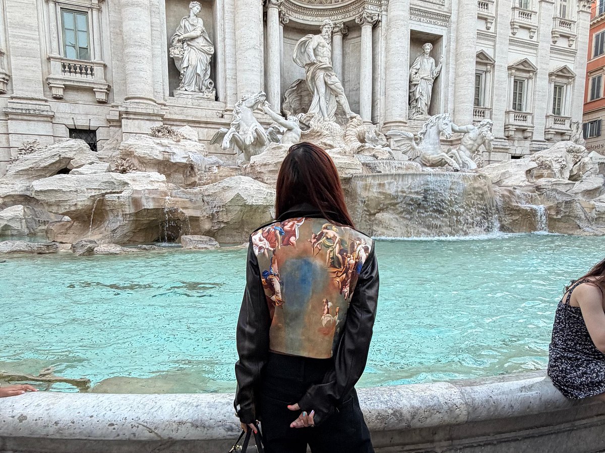 Vandana at Trevi Fountain