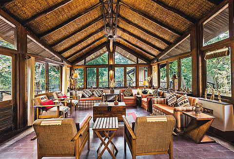 A glimpse inside Reni Pani Jungle Lodge