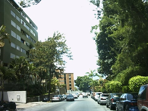 Los Samanes area in Caracas