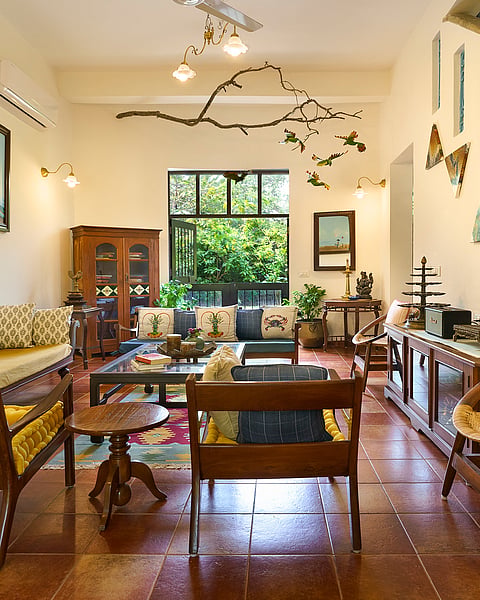 Guests can book individual rooms or reserve the entire villa for a private stay