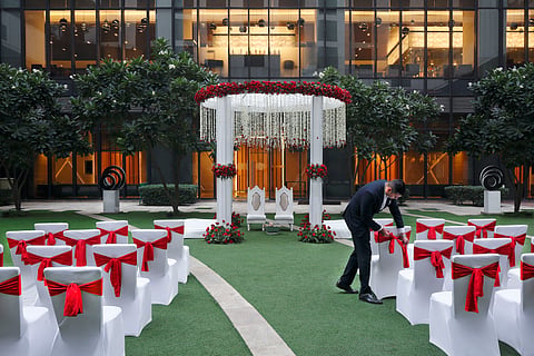 The Courtyard offers space for outdoor celebrations