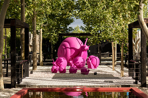 The collection includes pieces by Picasso, Chagall, Rodin, Chihuly and Cézanne