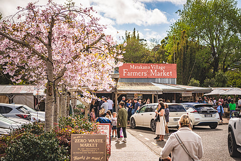The market is not simply a place to shop. It is the reason Matakana reinvented itself