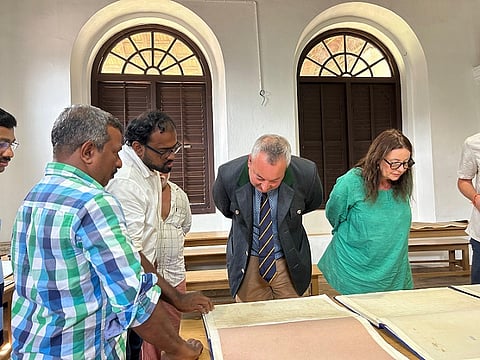 Shihdad with the descendants of Murdoch Brown