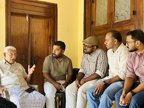 Shihdad with his team