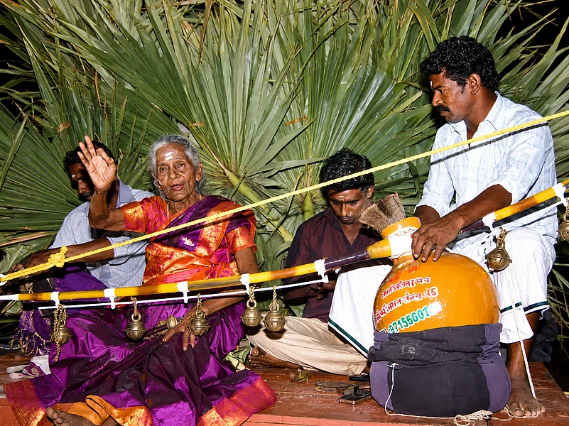 Tamil Nadus musical storytelling tradition, led by the rhythm of the bow.