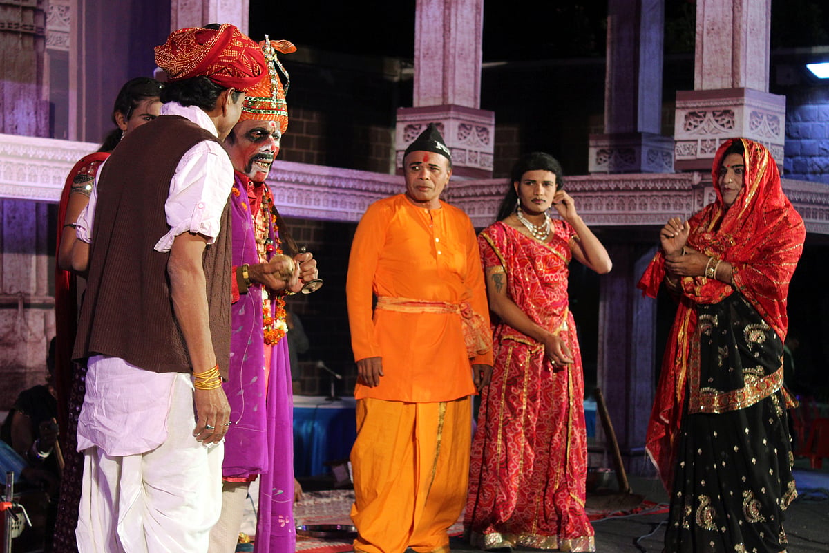 Gujarats folk theatre where humour meets social commentary.
