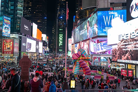 Times Square, one of New York City's most iconic landmarks