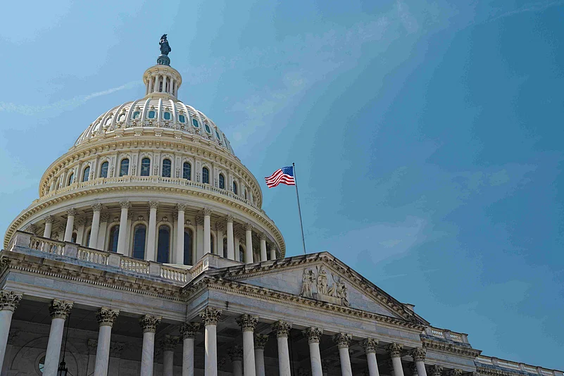 The US Capitol stands at the heart of Washington, DC, as the nations iconic seat of government